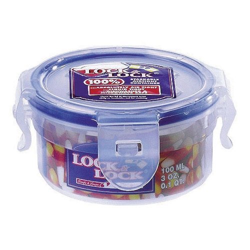 Locknlock 6 X Lock & Lock Round 100Ml Food Container