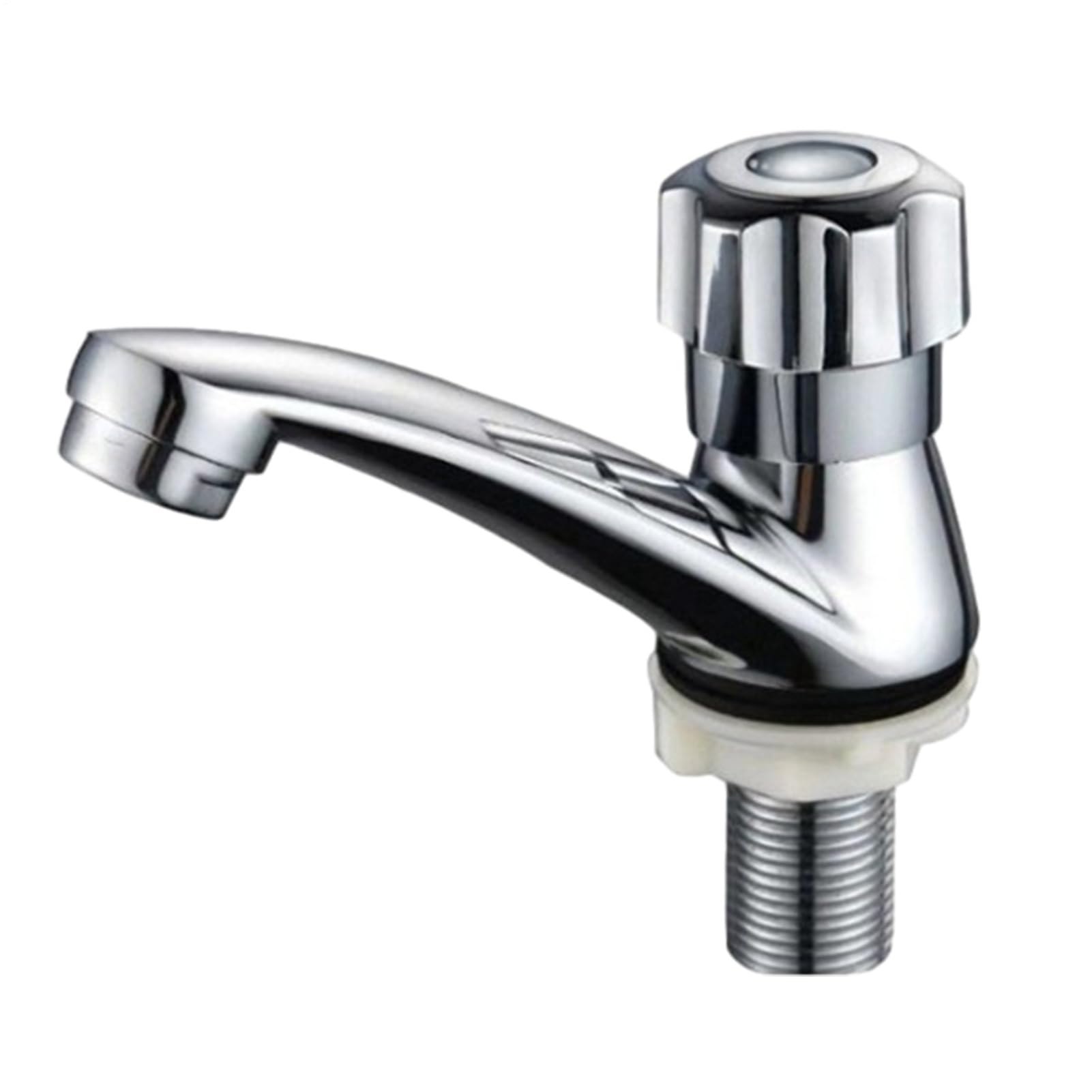 Bathroom Faucet Single Hole Cold-Water Only Lavatory Sink Tap Deck-Mount Aanti-Drip Water Faucet Multifunctional Compaact Kitchen Bathroom Toilet