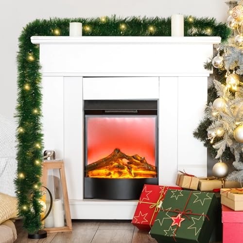 16FT-StPatricks-Day-GarlandFoot-Christmas-Garland-with-50-LED-Light-2-PCS-Garland-for-Irish-Party-Home-Decoration-Artificial-Pine-Garland-Holiday-Decor-for-Outdoor-or-Indoor 16FT StPatricks Day GarlandFoot Christmas Garland with 50 LED Light 2 PCS Garland for Irish Party Home Decoration Artificial Pine Garland Holiday Decor for Outdoor or Indoor