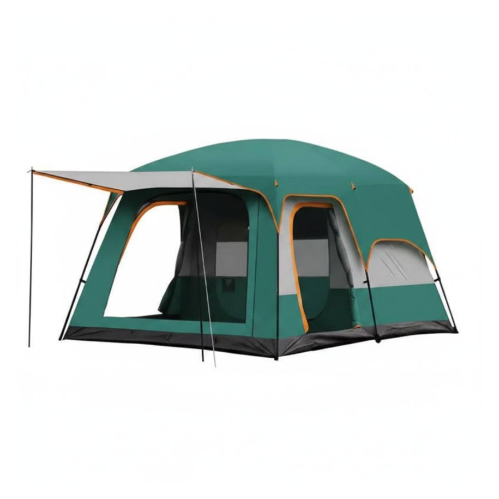 Tenda da Campeggio Impermeabile Multi Ambiente con Due Stanze Area Living Ariosa Tessuto Oxford 210D a Doppio Strato Protezione Solare 50+ E
