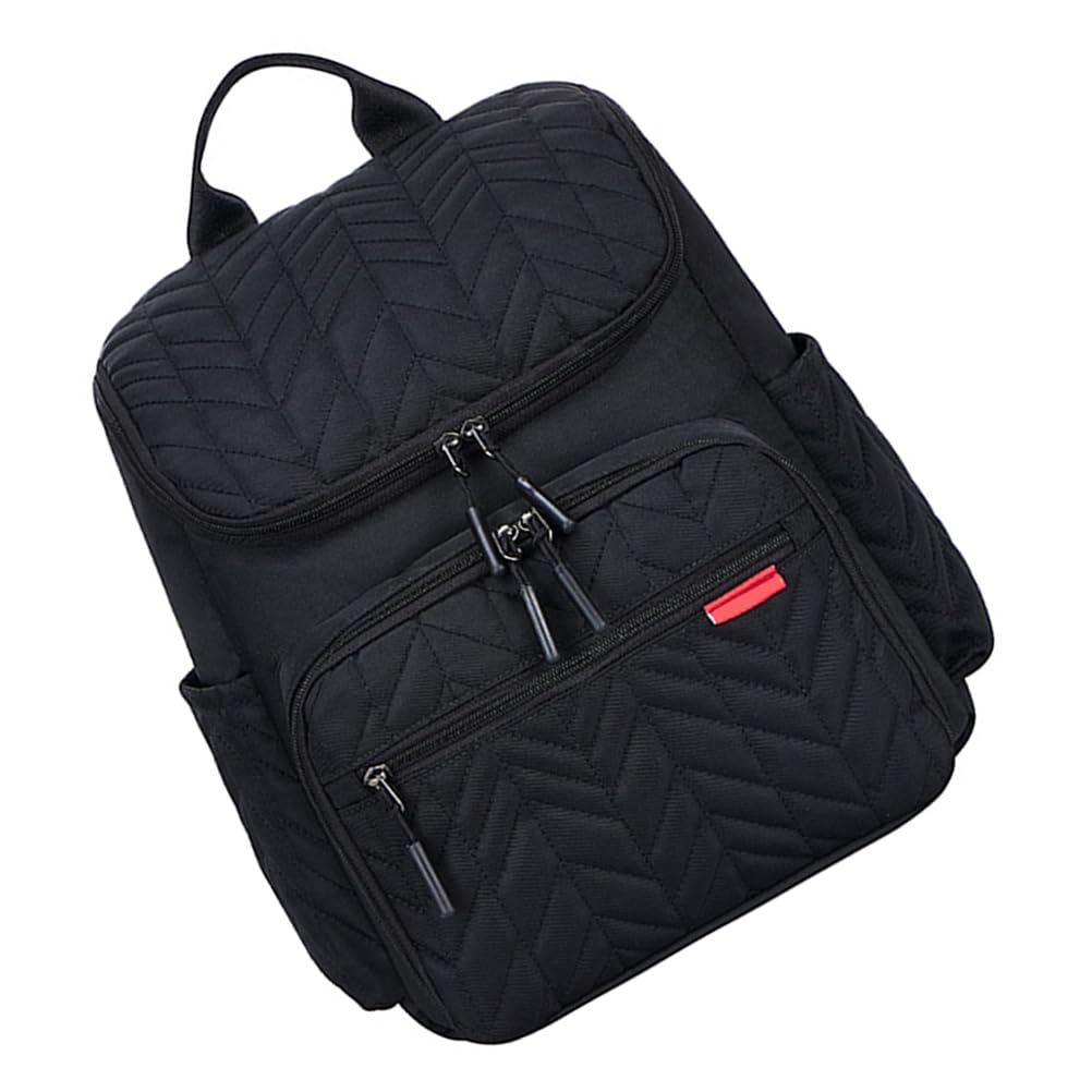 FOMIYES Mochila para Madres de Gran Capacidad, y Ligera, Negro