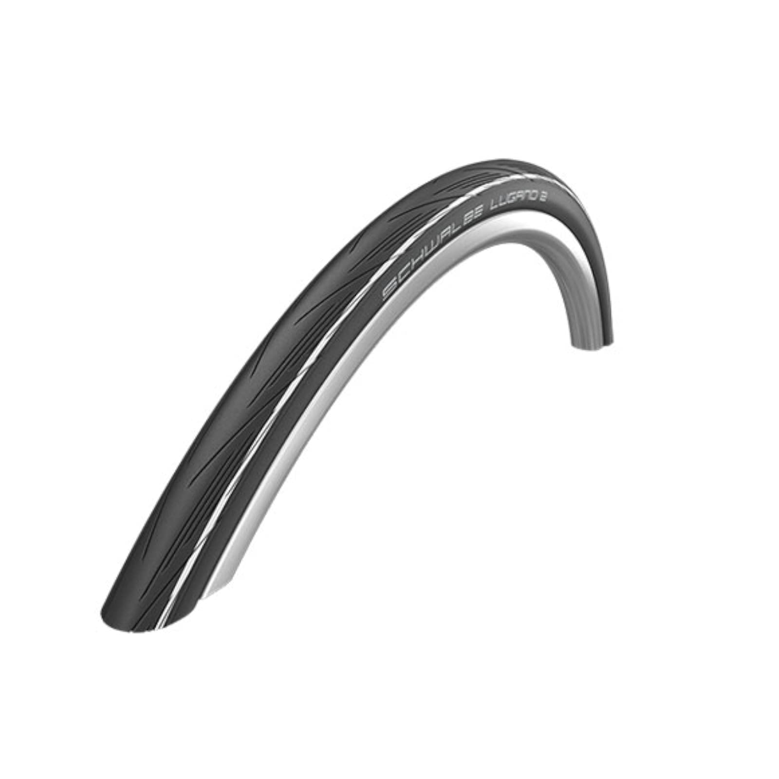 Schwalbe Lugano 2 700 x 25c - White Stripe Road Bike Tyre