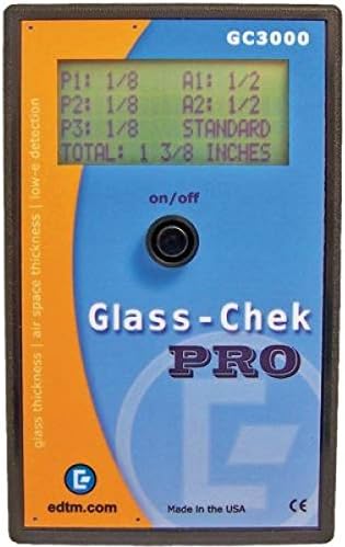"Glass-Chek PRO" Glass Thickness Meter and Low-E Detector - 100% Made in USA