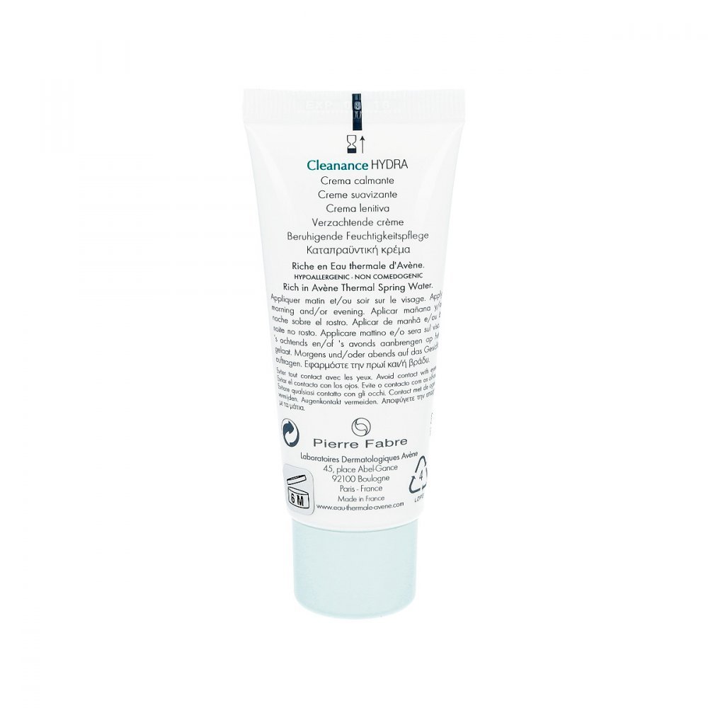 Avène Cleanance Hydra beruhigende Feuchtigkeitspflege, 40 ml Kremowa