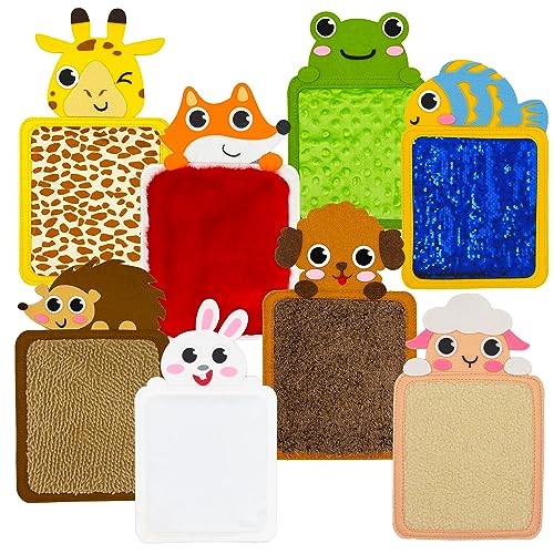 Image of Sensory Zoo Buddies: 8-Pack Sensory Mats for Kids | Sensory Toys for Kids with Autism | Sensory Toys for Autistic Children