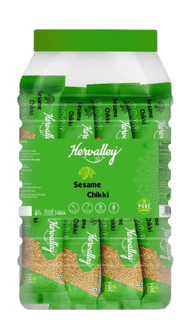 See full amazon price history chart for Hervalley Sesame Chikki JAR No Preservative Colour or Flavours (50 Pieces of 13g each) Hervalley Sesame Chikki JAR No Preservative Colour or Flavours (50 Pieces of 13g each) (B099FGD4HC) Amazon Price History, Amazon Price Tracker
