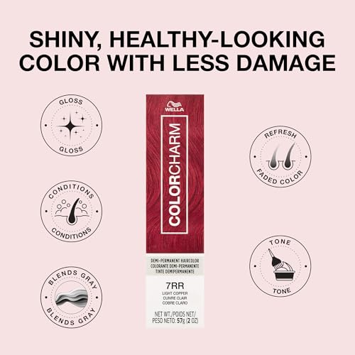 Image of COLORCHARM Demi Permanent Hair Color - Gloss, Refresh & Tone - 2 Fl Oz | Shea Butter | Free of ammonia, gluten, parabens, and animal-derived ingredients.
