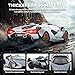 MIEBELY Lamborghini Remote Control Car, 1:16 Scale Lambo Toy Car 7.4V 500mAh Officially Licensed 12Km/h Rc Cars with Led Light 2.4Ghz Model Car for Adults Boys Girls Birthday Ideas Gift (Light Blue)