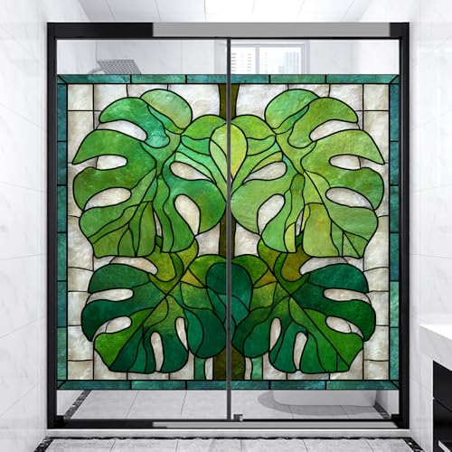 Vinilo decorativo adhesivo para ventanas Tropical Leaf Plant miniatura 4
