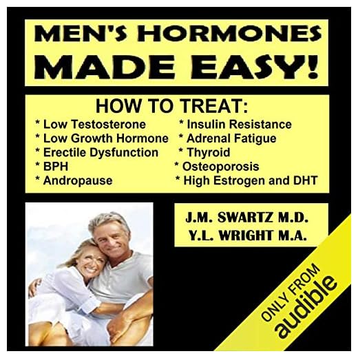 Men's Hormones Made Easy: How to Treat Low Testosterone, Low Growth Hormone, Erectile Dysfunction, BPH, Andropause, Insulin Resistance, Adrenal Fatigue, Thyroid, Osteoporosis, High Estrogen, and DHT: Bioidentical Hormones, Book 8