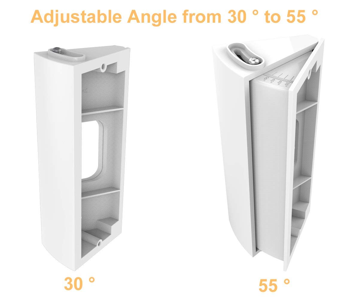 Adjustable Compatible with Ring Video Doorbell Pro Angle Mount (30 to