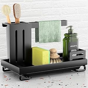 PNNP Sink Organiser, Black, Kitchen...