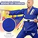 Takkor Sports BJJ GI for Men IBJJF Kimono BJJ Jiujitsu GIS W/Preshrunk Fabric (Blue, A2)