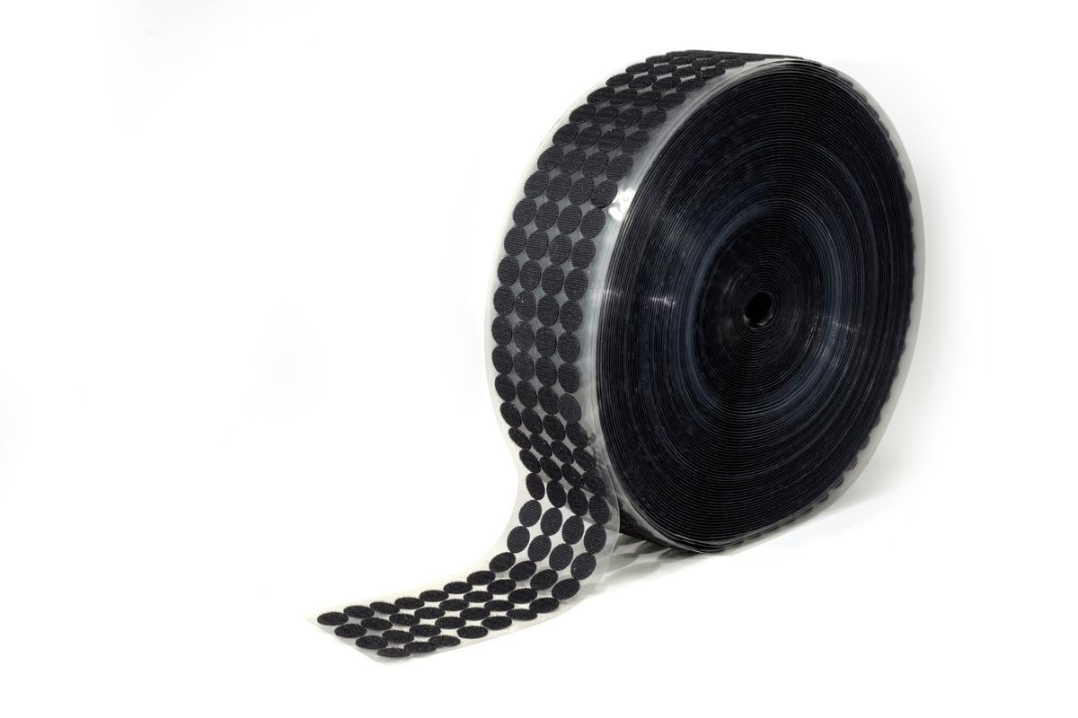 Ameo Self Adhesive Round Dot Hook and Loop Strips | 12 mm Coins Hook Loop Dots Fasteners Tape | Dot Coin Straps for School, Office, Home (Black, Pack of 300) (B0CQPCZQNQ) Amazon Price History, Amazon Price Tracker