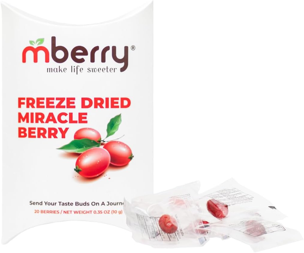 mberry Freeze Dried Miracle Berries, 20 Berries