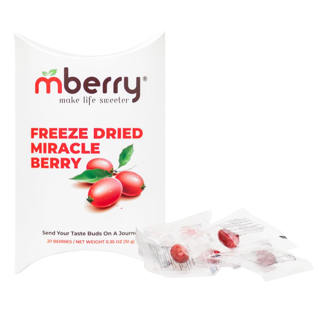 Amazon.com: mberry Freeze Dried Miracle Berries, 20 Berries