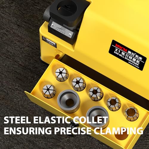 Image of MRCM End Mill Sharpeners Grinding Machine 4-14mm CNC Router bit Sharpener for 2 3 4 Flute(MR-X1)