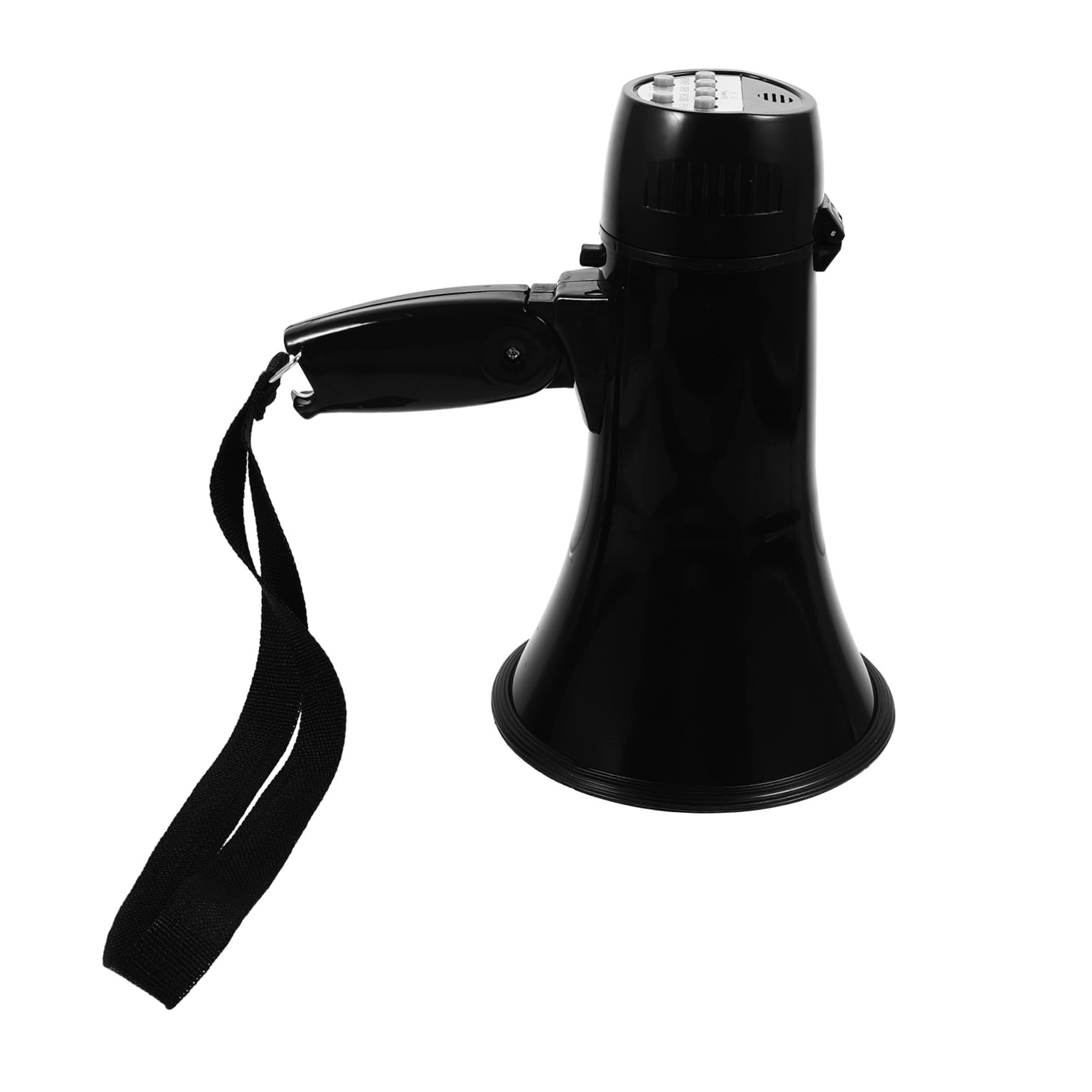 UKCOCO Megáfono Portátil de 25w en Abs Negro para Animación