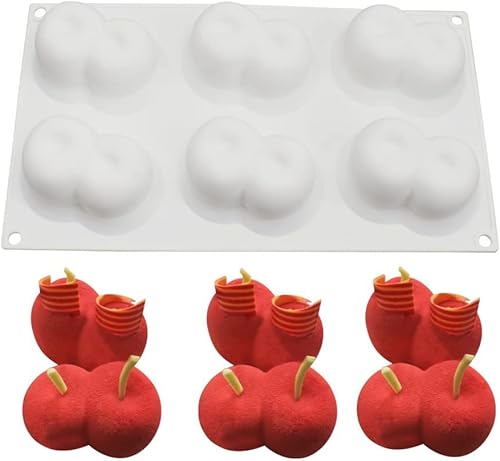 Miniatura 10 de Molde de silicona para postres, molde de silicona para hornear, molde de fondant, forma de fruta, caramelo de azúcar, gelatina, molde para