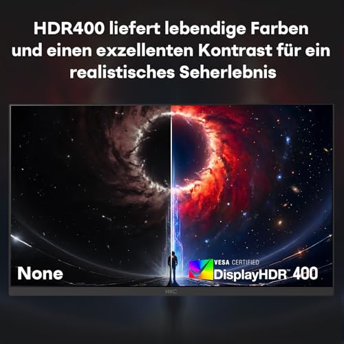 HKC 24 Zoll Gaming Monitor,G24H3D,240Hz (bis zu 260Hz),FHD Bildschirm – Ansicht 5