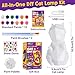 EPUMP Paint Your Own Cat Lamp Kit - Rechargeable 1200mAh Cat Night Light with 2 Light Modes, Arts and Crafts Painting Toys for Girls Boys, Art Supplies Birthday & Christmas Gifts for Kids Ages 3-12+