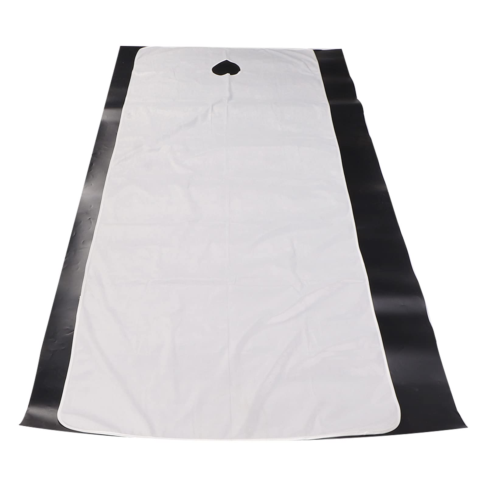 Plush Massage Table Sheet with Face Breath Hole, Spa Massage Table Sheet, Thickened Massage Table Face Hole Towel, Table Cover for Massage, Spa Equipment with Hole (White)