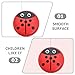 LALADEFIEE Wooden Ladybird Yo-Yo Ball Kids Toy for Hand-Eye Coordination Wrist Strength Training String Ball 1.88 Inch