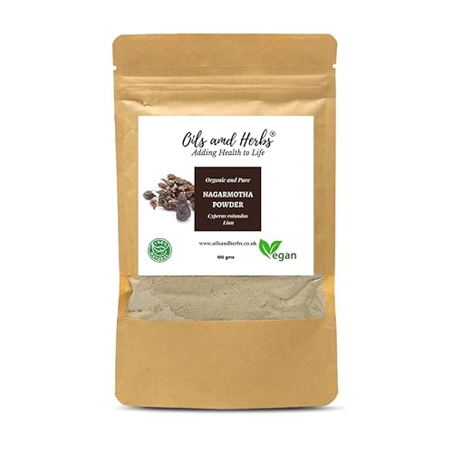 Clean Organic Nagarmotha Powder- Cyperus scariosus - 100% Pure and Natural (100)