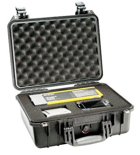 Maleta Pelican 1450 con espuma color naranja miniatura 2