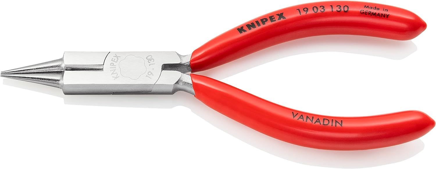 Knipex 23 01 140 Precision Mechanics Flat Nose Pliers  with Cutting Edge 140mm