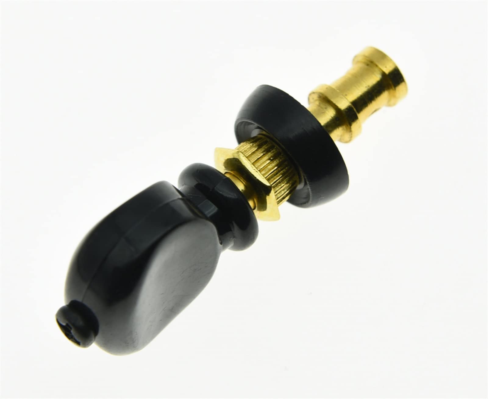 FLFL Gitarren-Mechaniken Set Von 4 Gold W/Schwarze Tasten Ukulele Tuner Tuning Keys Pegs Maschinenköpfe