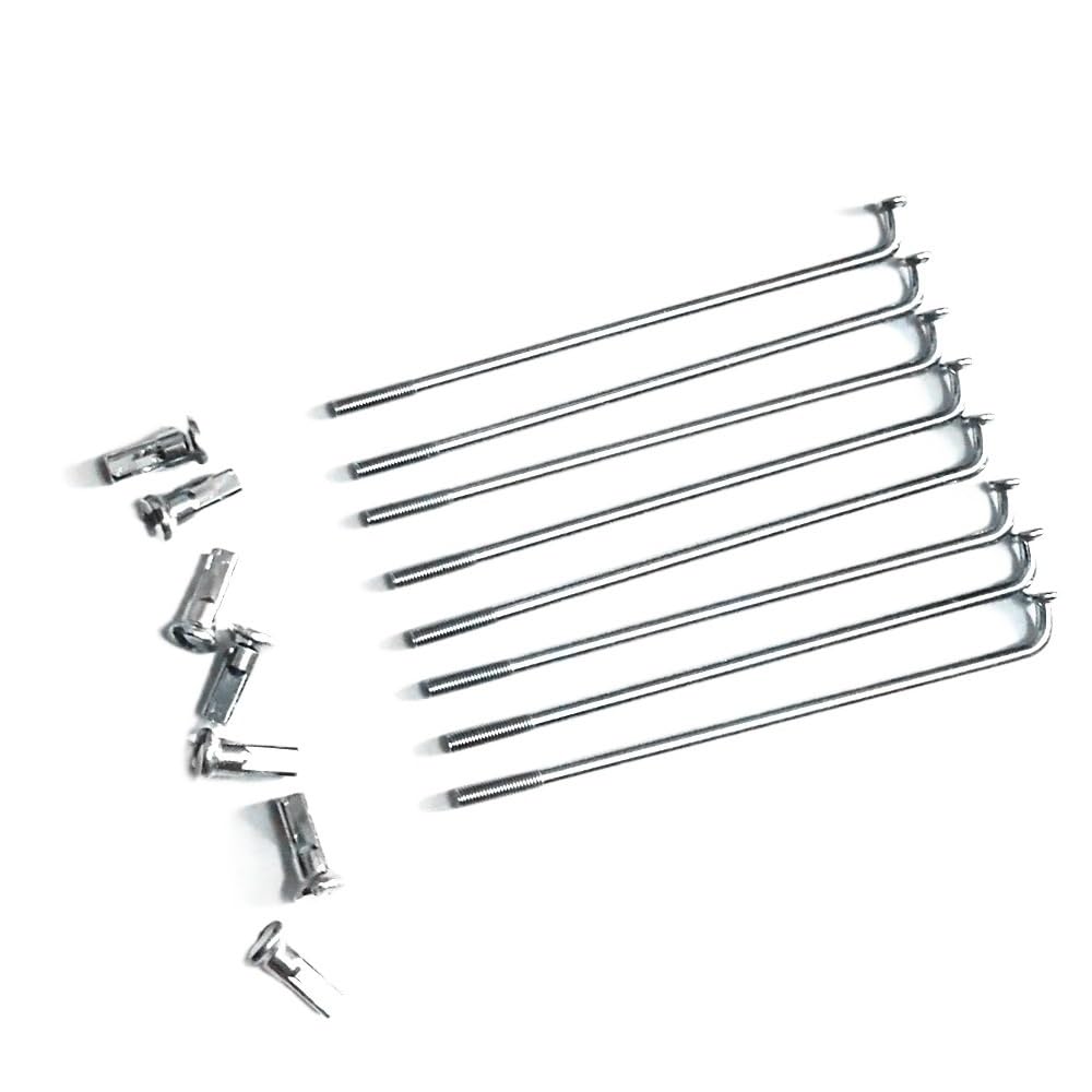 Raggi Bicicletta 36 pz/lotto Raggi Della Bicicletta 12G Diametro 2.5mm Lunghezza 70-185mm Con(170mm)