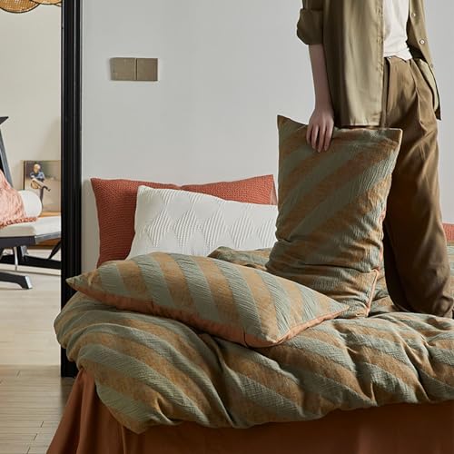 Funda nórdica transpirable de algodón para cama 220x240 suave y ligera 4