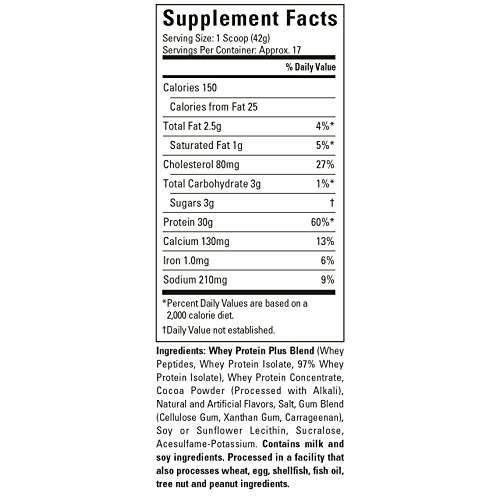 Six Star Whey Isolate Plus Protein Powder, 100% Whey Protein Isolate, Decadent Chocolate, 1.5 Pounds