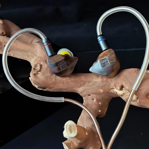 Image of TANGZU FUDU Verse II Hybrid Driver in Ear Monitors, Wired HiFi Earbuds with 1 Titanium Diaphragm Dynamic Driver, 2 Balanced Armature for Audiophile Musician (Bronze, 3.5mm)