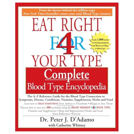 Eat Right for 4 Your Type: Complete Blood Type Encyclopedia