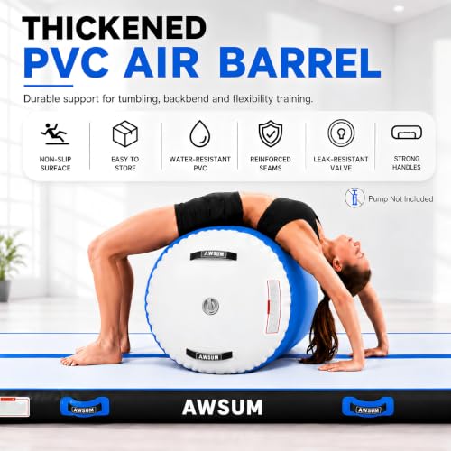 AWSUM Air Gymnastics Barrel Roller Tumble Equipment Back Walkover Trainer - image 5