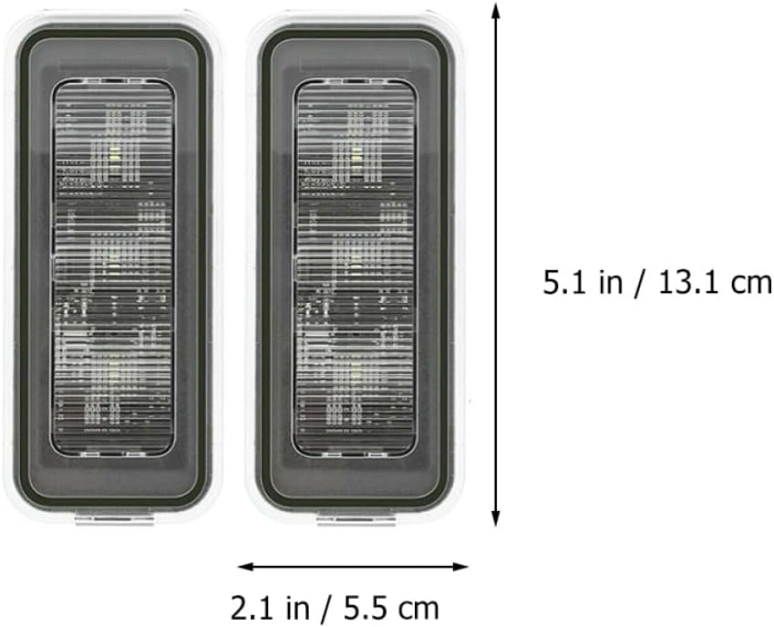 Ciieeo 1pair Led Car Bed Lighting Kit Truck Interior Light Bar Easy Installation for Energy Efficient Vehicle Lamp