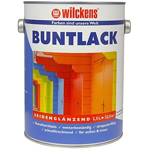 Wilckens Buntlack seidenglänzend, RAL 9010 reinweiß, 2,5 Liter 10791000080