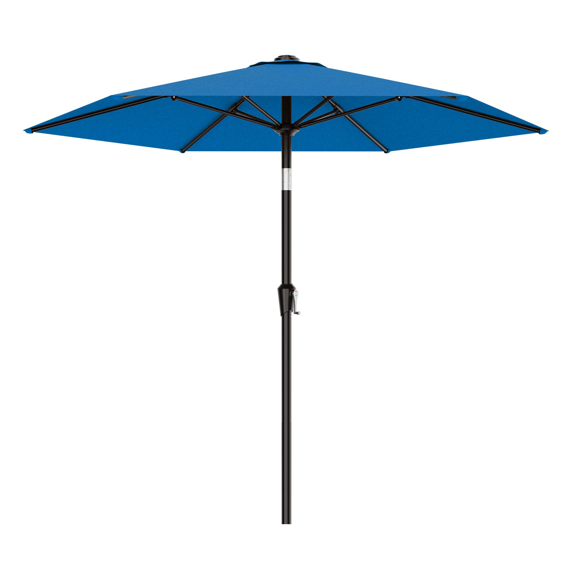 AreShark 10 FT Patio Umbrella for Outdoor, Outdoor Table Umbrella with Push Button Tilt and Crank, Outdoor Patio Umbrellas with 6 Sturdy Ribs, Patio Umbrellas for Market, Garden, Pool (Red) — view 17