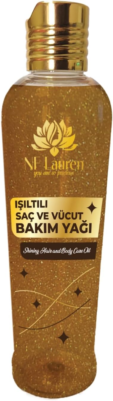 NF LAUREN IŞILTILI SAÇ VE VÜCUT BAKIM YAĞI 200 ML