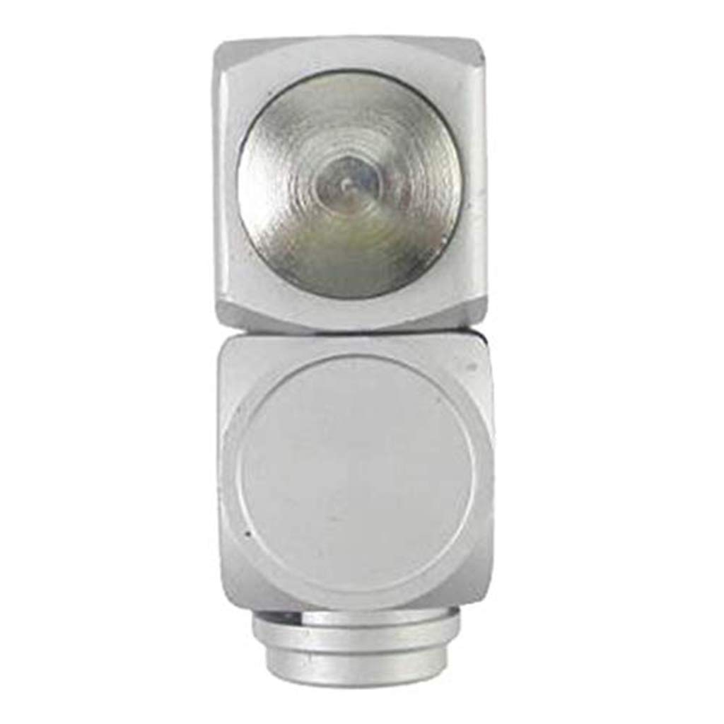 Homyl 1/4 Conector Neumático Universal Adaptador de Tubería de Aire Herramienta de Rotación de 360 ​​Gradοs, Plata, 6 Piezas