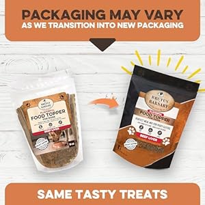 Brutus  barnaby canine meals topper  beef liver  improve your canines meal with this taste packed combine  sprinkle on canine meals flavoring for choosy eaters  simply one single ingredient   cucciolini doodles