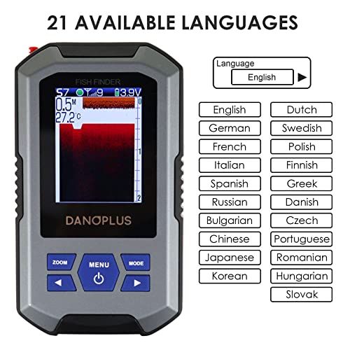 Wireless Fish Finder Portable Fishfinder Sonar Sensor 147feet Depth Detection Rechargeable Depth Finders Kayak Fishing Accessories for Sea Fishing, Ice Fishing, Boat Fishing - Image 8