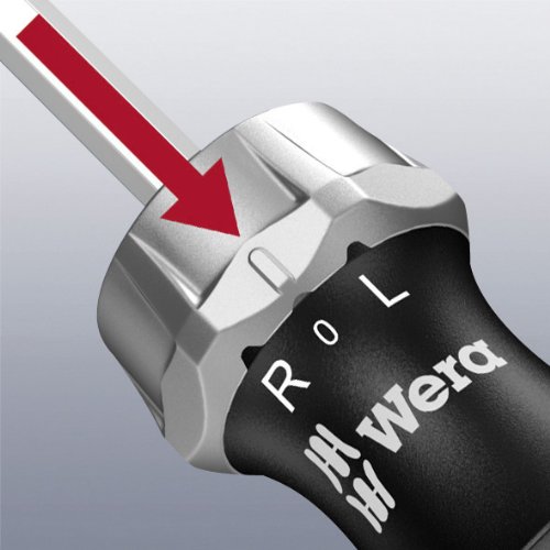 Wera - 5051461001 Kraftform 816 Ra Bitholding Ratcheting Screwdriver, 1/4" Head #TOP2