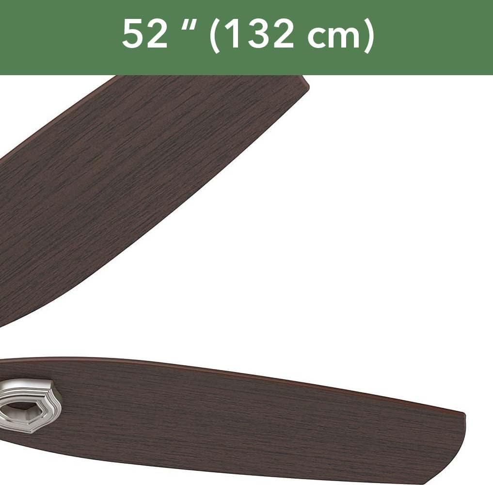 Image indicating 52 inch (132 cm) fan diameter