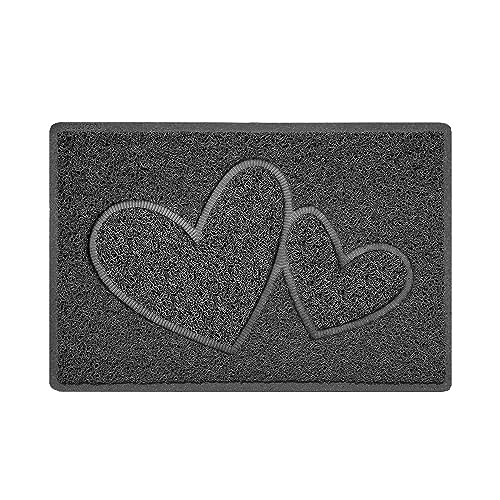 Nicoman Felpudo con Forma de corazón Doble en Relieve, Atrapador ...