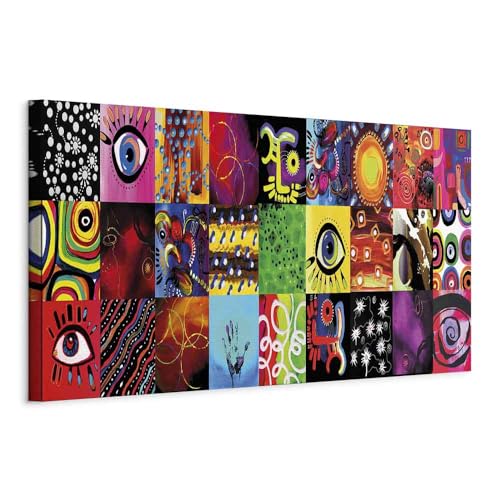 Toile colorée de 120x40 cm pour décorer le mur du salon ou une chambre parentale