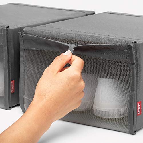 Rayen Shoe Boxes, Grey, Medidas: 23 x 34 x 16 cm - Image 4