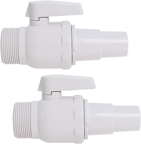 Repuesto compatible con válvula de bola Hayward SP0729 Econoline de 2 vías, 1.5 pulgadas MIP x 1.5 pulgadas - 1.25 pulgadas, clasificación de